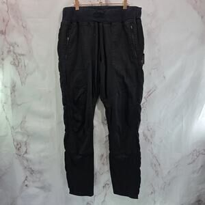 Dovetail Workwear Pants Womens 14 16 Black Pull On Cargo Christa Double Knee